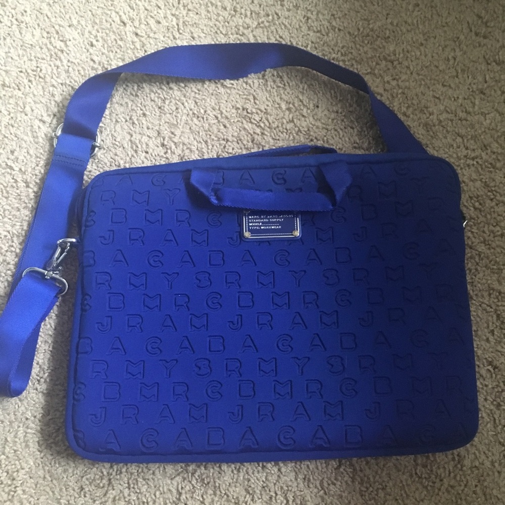 Marc by Marc Jacobs dreamy logo laptop bag